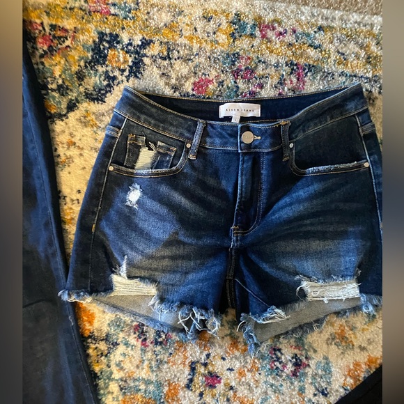 Risen Pants - Risen jean shorts size large